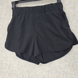 Black Womens Athletic Running Shorts Size M
